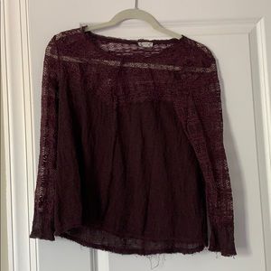 Free people lace shirt